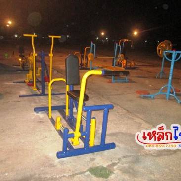 ติดตั้งเครื่องออกกำลังกายกลางแจ้ง อ.เลิงนกทา จ.ยโสธร