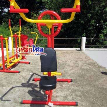 ติดตั้งเครื่องออกกำลังกายกลางแจ้ง บรบือ จังหวัดมหาสารคาม